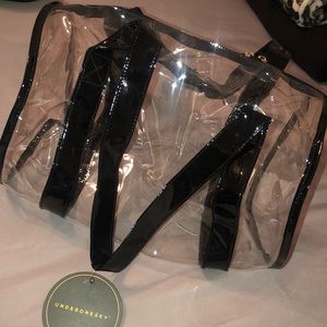 NWT RARE Clear Duffle Bag